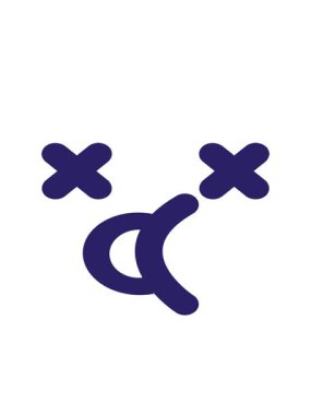 Ölü yüz simgesinin hareketli canlandırması