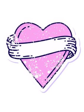 Sevgililer Günü kalp çıkartmasının neon ışık efekti animasyonu