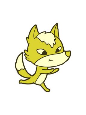 Dost canlısı kurt çizgi filminin renkli animasyonu değişiyor