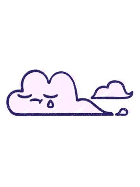 Bulut Tebeşiri Çiziminin hareketli animasyonu