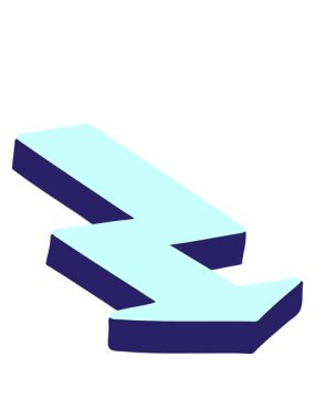 okun çizgi film elemanının hareketli animasyonu