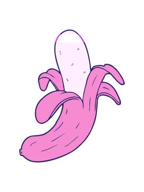 power up animation of cartoon banana