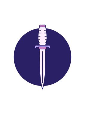 Hançerin ikonik dövme şeklindeki görüntüsünün dikkat çekici animasyonu