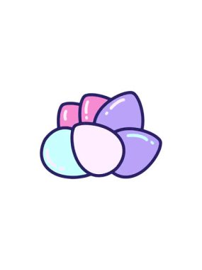 Eğlenceli paskalya yumurtalarının gösterişli satış animasyonu