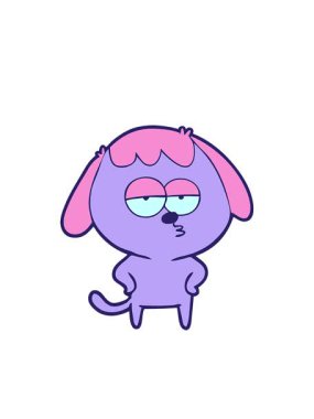 Çizgi filmlerde sıkılmış köpeğin göz kırpan radyal çizgileri