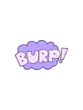 el yazması çizilmiş çizgi film geğirmesinin radyoaktif parlak animasyonu