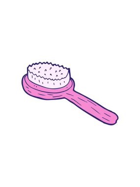 Çizgi film eski fırçanın yıldız patlaması etkisi animasyonu