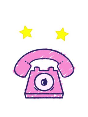 dönen yıldızlar Telefon Tebeşiri Canlandırması Resim çiziyor