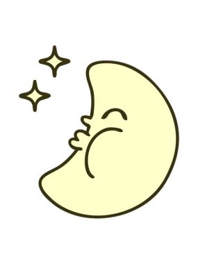 Yıldızlı bir ayın renkli animasyonunu değiştirmek