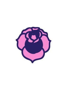 Dövme stili dekoratif çiçek çiziminin satış animasyonu