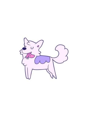 Mutlu köpeğin satış animasyonu