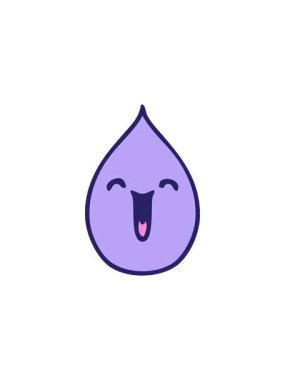 Garip çizgi film duygusal yağmur damlalarının el hareketlerinin gösterişli satış animasyonu