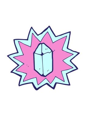 Çizgi film yakutunun hareketli animasyonunu oynat