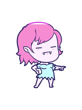 Yaşayan Ölü Vampir Kız çizgi filminin animasyonunu aç.