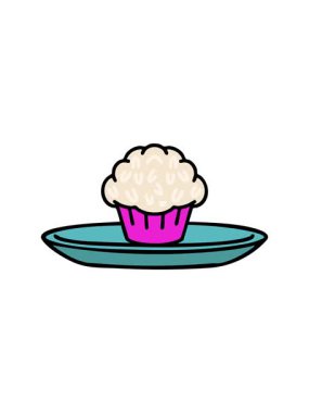 Dikkat, geleneksel Brezilya hindistancevizi mantarlı tatlıyı tabakta canlandırıyor.