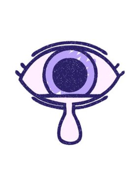 Doğaüstü Göz Çiziminin hareketli animasyonu