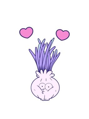 dönen kalpler bir soğanın animasyonu