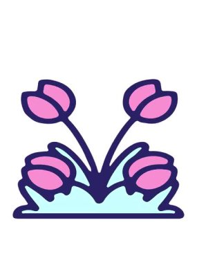 el çizimi lalenin hareketli animasyonu