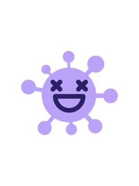 Sırıtan ölü virüsün radyoaktif ışıldayan animasyonu