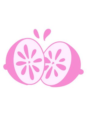 dilimlenmiş taze limonun hareketli animasyonu