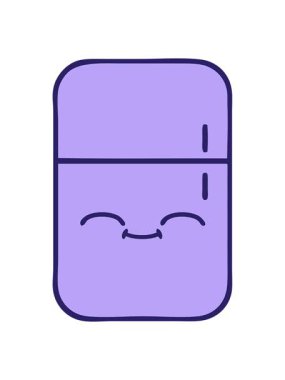 Dondurucunun sevimli çizgi filminin ışık efekti.