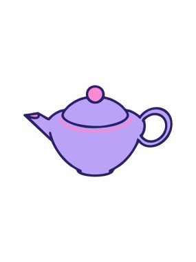 popping motion animation of a teapot of japanese tea design
