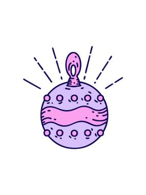 Noel süslemesinin neon ışık efekti