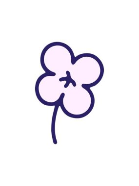 Dikkat çekici çiçek çizimi animasyonu