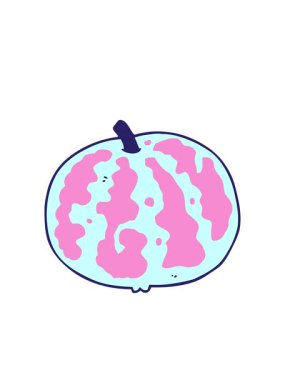 Yanıp sönen radyal çizgiler çizgi film kavunu animasyonu