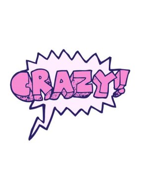 Serbest konuşma baloncuğunun titreşimli animasyonu desenli çizgi film çılgınca bağır