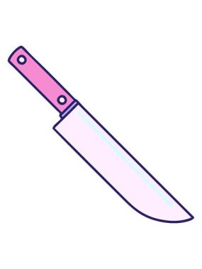 Bir dövmenin geleneksel bıçak stilinde canlandırma efektini piksel hale getir