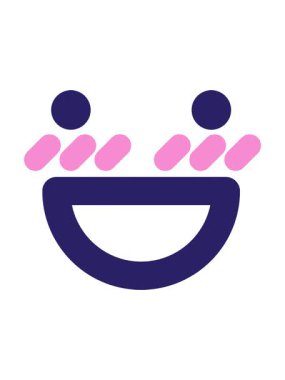 Mutlu kızaran yüz simgesinin dönen hareket animasyonu