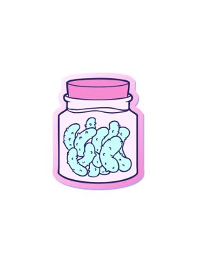 Çizgi film turşusu turşusu turşusunun yıldız patlaması etkisi animasyonu