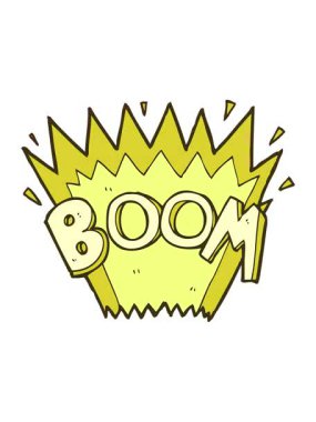 Çizgi roman patlamasının renk animasyonu değişiyor