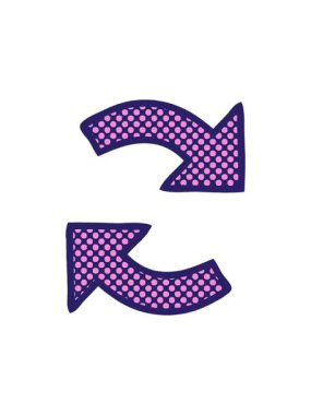 Bir yön okunun çizgi roman stili çizgi filminin bölünme etkisi canlandırması