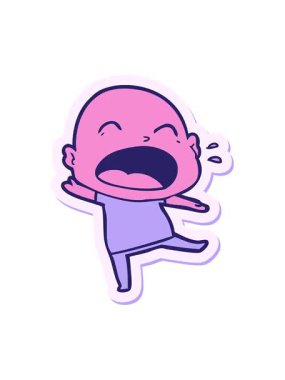 Kel adam diye bağıran bir çizgi filmin çizgi romanının canlandırma efekti