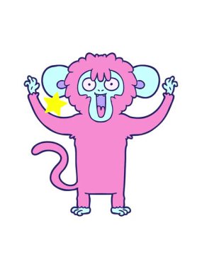 Parıldayan yıldızlar karoton maymunu animasyonunu etkiler