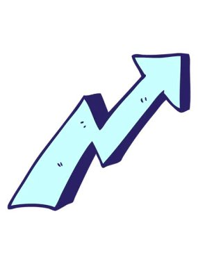 Çizgi film karalama iş büyüme okunun canlandırma efekti