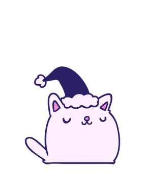 Kawaii kedi çizgi filminin çizilmiş el animasyonunu uzatıyorum.