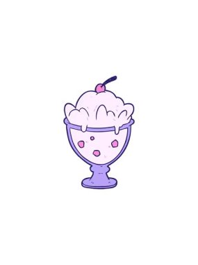 Çizgi filmin gösterişli satış animasyonları. Tatlı çizimleri.