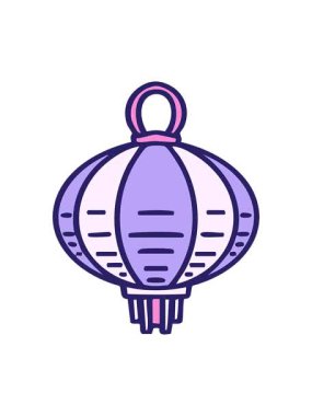 Geleneksel olarak yapılan Japon fenerlerinin hareketli baskısı