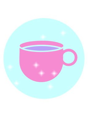 simli kahve ikonunun canlandırması