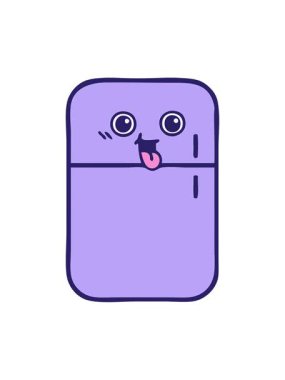 Buzdolabının tatlı bir karikatürünü durdurup duraklat