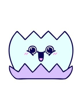 Nilüfer çiçeği çizgi filminin neon ışık efekti animasyonu