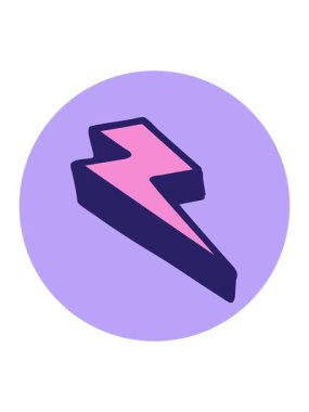 Şimşek tasarımının basınçlı canlandırması