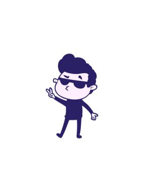 Havalı adam çizgi filminin satış animasyonu