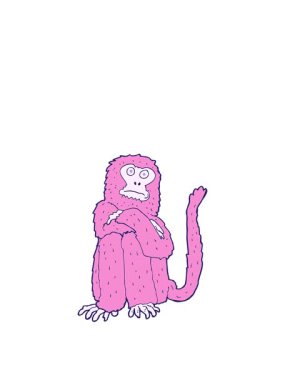 Çizgi film maymun çizgi filminin animasyonunu genişletiyor