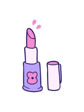 Çizgi film rujunun ışık efekti canlandırması