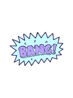 Çizgi film patlamasının animasyonunu çalıştır