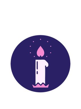 Bir mumun ikonik dövme imajının canlandırılması